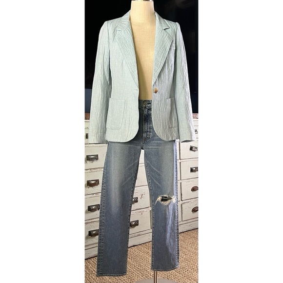 Smythe Dickens Chambray Blazer 6 - Picture 2 of 16